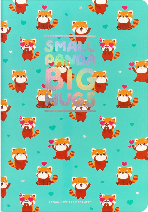 Тетрадка Legami - Червена панда, A5