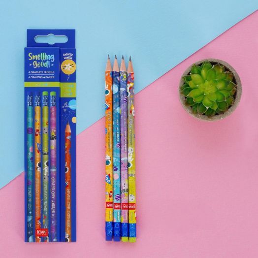 Комплект ароматизирани моливи Legami - Space