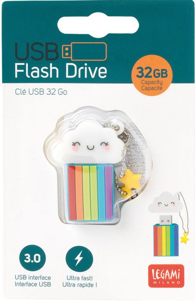 USB флаш памет Legami - Rainbow, 32 GB