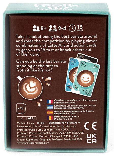 Игра Professor Puzzle: Froth It Like It's Hot