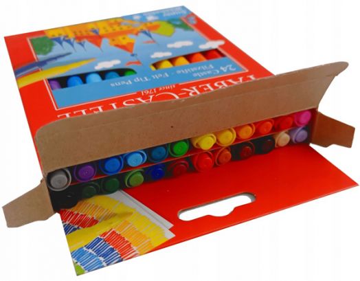 Флумастери Faber-Castell, 24 цвята, замък