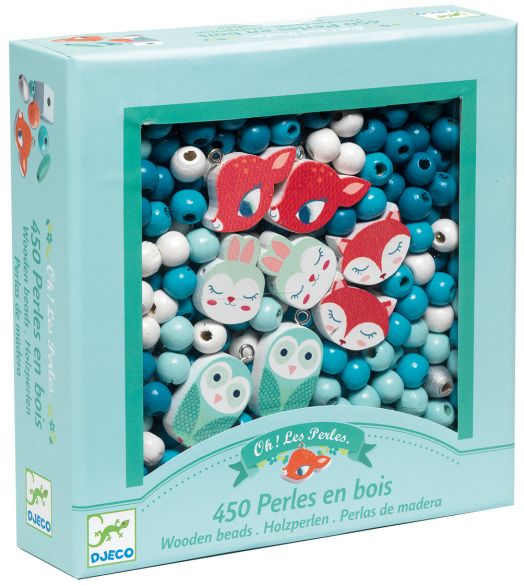 Комплект Djeco: Създай бижута Beads Small Animals