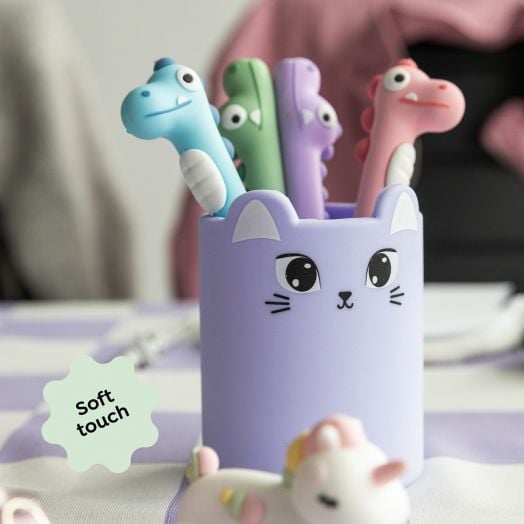 Силиконов моливник Miquelrius Back2Fun - Коте