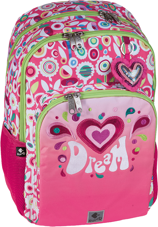 Ученическа раница Busquets Dream 2023 с две отделения и преден джоб
