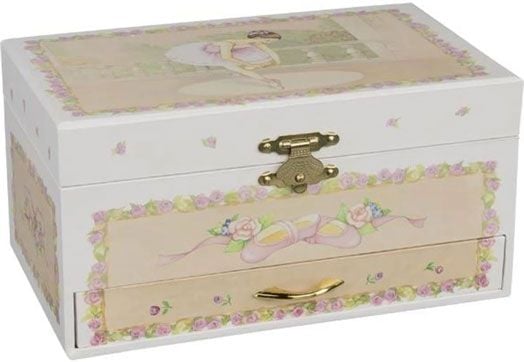 Музикална кутия Goki - Балерина, с чекмедже