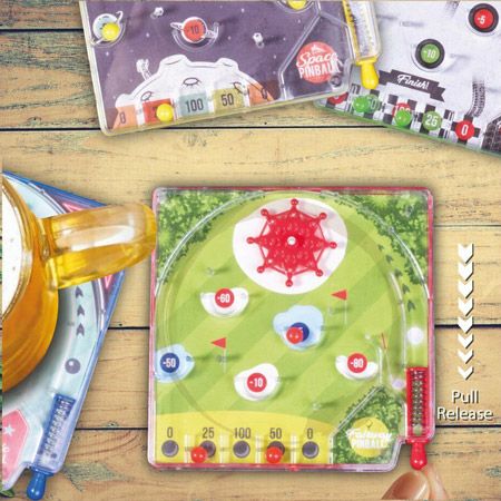 Комплект подложки за чаши - Пинбол, 4 бр.