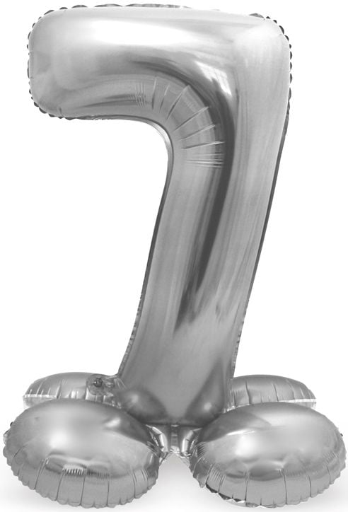 Фолиев балон Folat - Цифра 7, сребърен