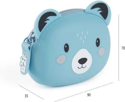 Силиконово портмоне за монети Miquelrius Back2Fun - Мече