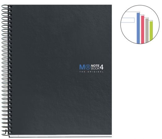 Тетрадка Miquelrius The Original А5 със спирала, 160 нелинирани листа