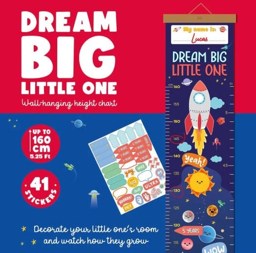 Детски метър за стена Legami - Space