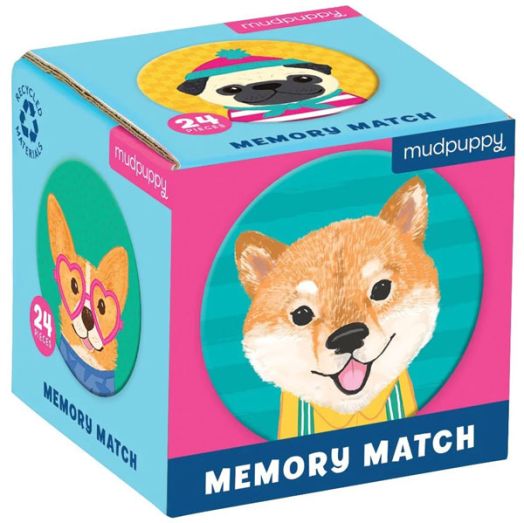 Мини мемори игра Mudpuppy - Портрети на кучета