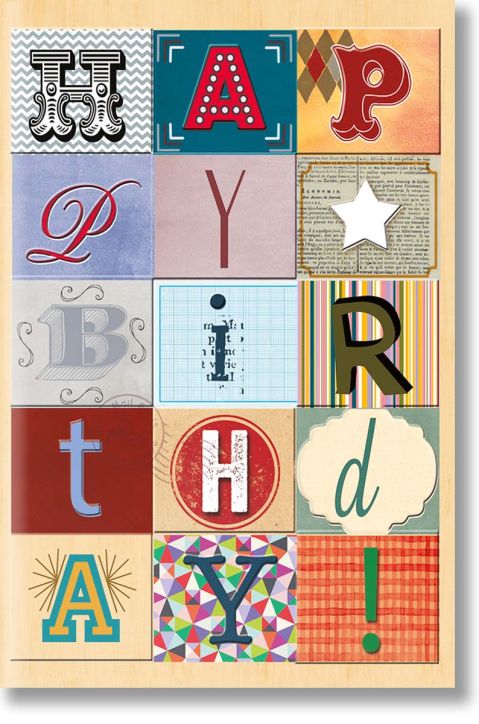 Картичка Editor: Post script, Happy Birthday!