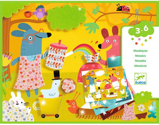 Колажи за най-малките Djeco - Забавни животни