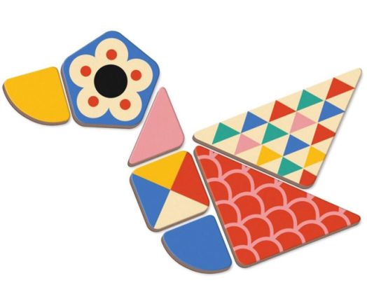 Детска магнитна книга Janod - Форми