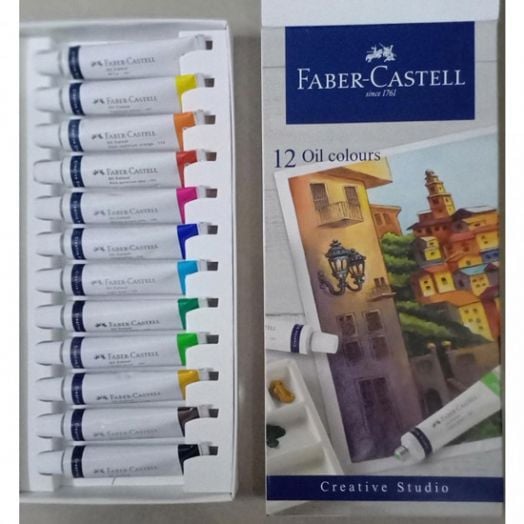 Маслени бои Faber-Castell, 12 цвята