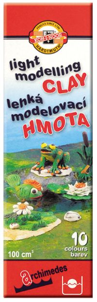 Плаващ пластилин Koh-I-Noor, 10 цвята