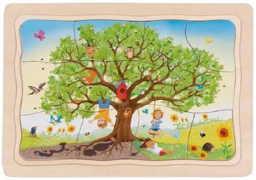 Многослоен пъзел Goki - Моето ябълково дърво