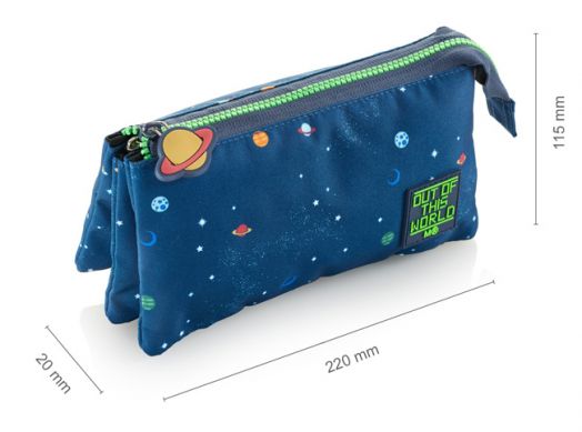 Несесер Miquelrius My Space с три отделения, правоъгълен