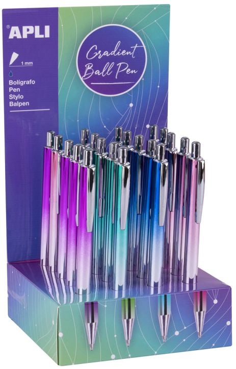 Химикалка Apli Gradient, асортимент