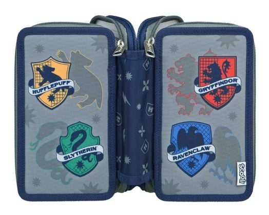 Пълен ученически несесер Undercover Harry Potter с три отделения