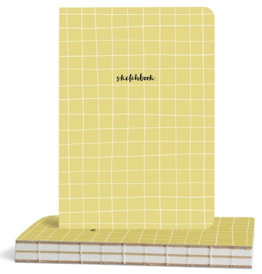 Скицник Drasca Plain A4 112 листа, каре