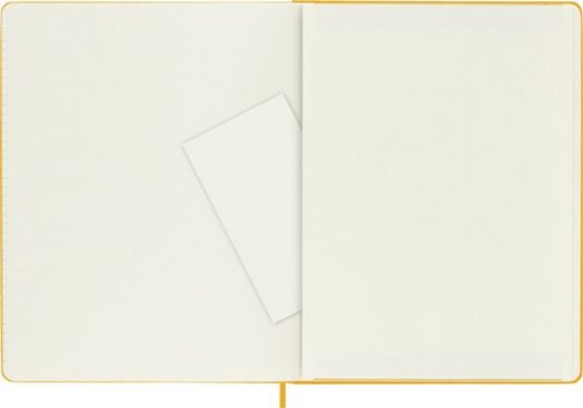 Голям оранжево-жълт тефтер Moleskine Classic Orange Yellow с твърди корици и линирани страници