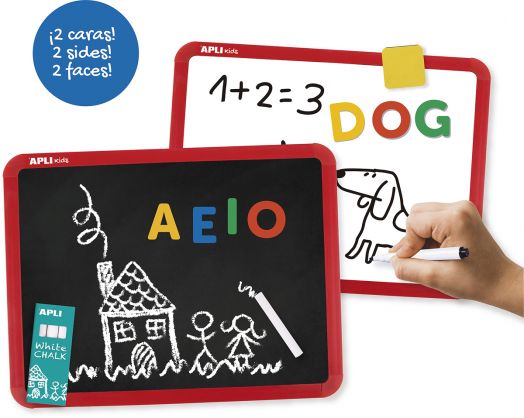 Двустранна магнитна дъска Apli Kids
