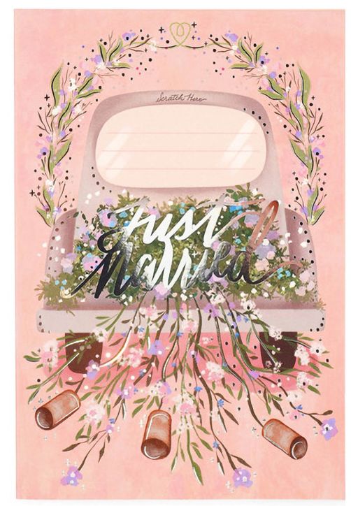 Скреч картичка Legami Just Married