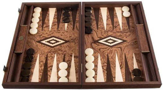 Табла Manopoulos с отделения - орех, 48 х 30 см.