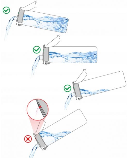 Бутилка за вода Ion8 - Мозайка, 600 мл.