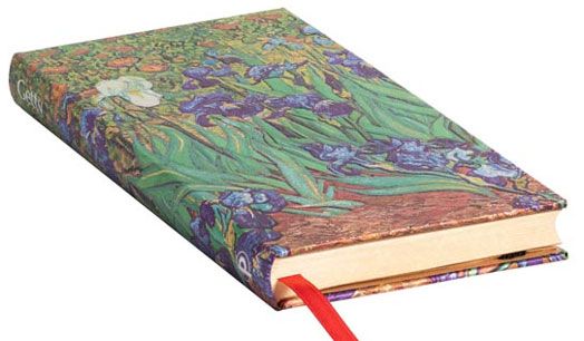 Тефтер Paperblanks - Van Gogh's Irises Slim, 9.5 х 18 см.