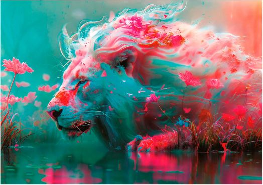 Пъзел Educa: Кралят на цветята, 500 части