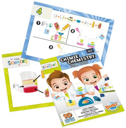 Мини химическа лаборатория Buki - 10 експеримента