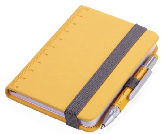 Джобен тефтер Troika с химикалка Liliput, жълт