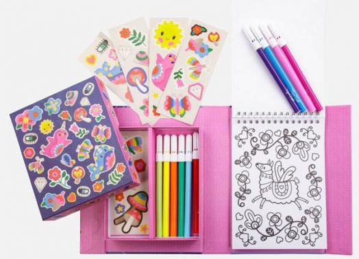 Комплект за оцветяване + стикери Tiger Tribe - Магически същества