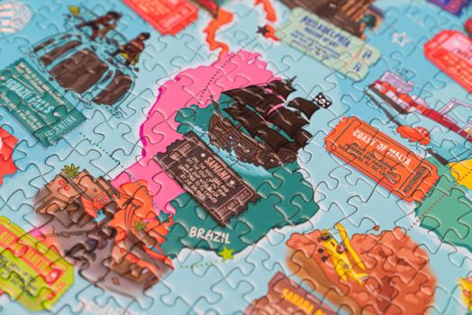 Пъзел Professor Puzzle: Филмови локации, 1000 части