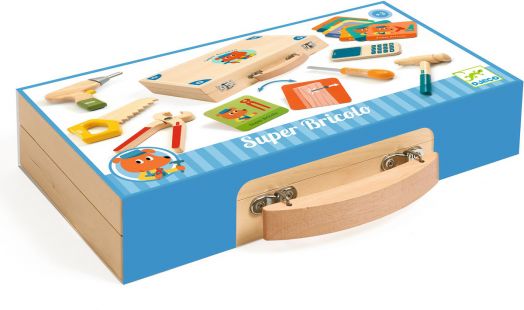 Дървено куфарче с инструменти Djeco