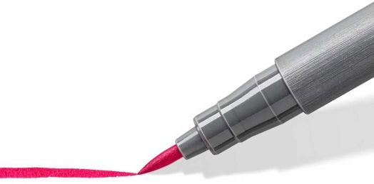 Комплект маркери Staedtler Pigment Brush Pen 371, 36 земни цвята