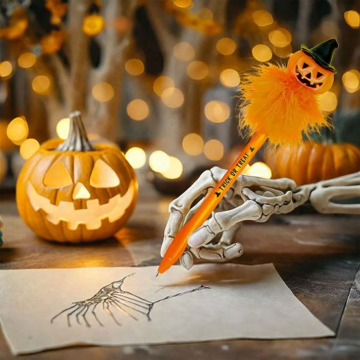 Светеща химикалка Legami Writing is Magic - Тиква