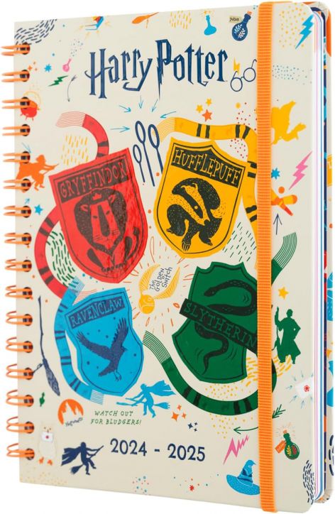 Седмичен бележник-органайзер Grupo Erik Harry Potter за 12 месеца - август 2024 / юли 2025 година