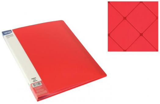 Папка Spree Square с 60 джоба А4, червена
