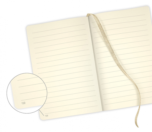 Бележник Castelli Oro Labyrinths, линирани, 9 х 14 см.