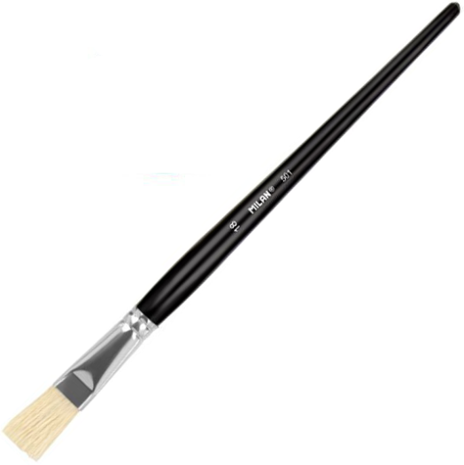 Плоска четка за рисуване Milan #18