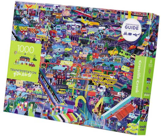 Пъзел Crocodile Creek: Транспорт, 1000 части