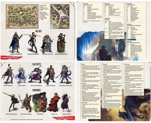 Dungeons & Dragons Campaign Book - Dungeon Master's Screen Tyranny of Dragons