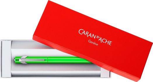 Писалка Caran d'Ache 849 Metal Fluo Green