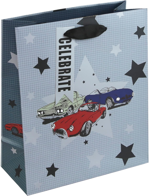 Подаръчна торбичка Eurowrap - Коли, средна