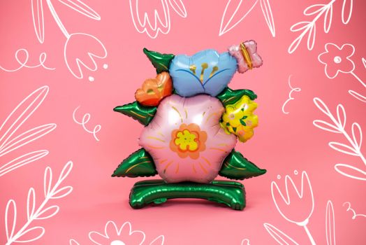 Фолиев балон PartyDeco - Цветя