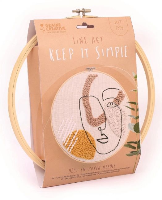 Комплект за пънч бродерия Graine Creative - Арт