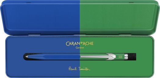 Химикалка Caran d’Ache 849 Paul Smith collection, 4th Edition, синьо-зелен цвят